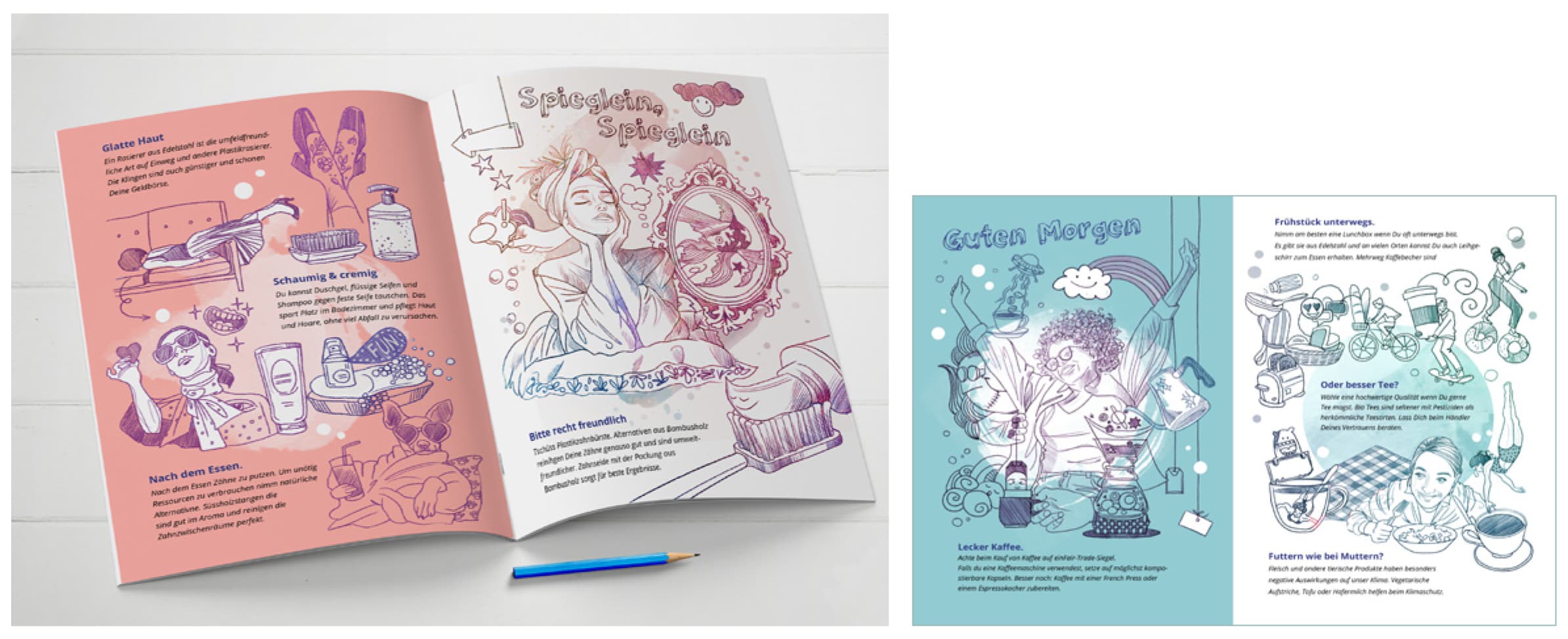 Doppelseiten Broschüre - Detail 3